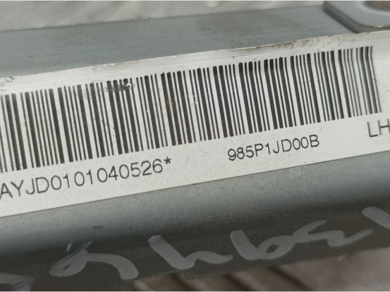 Recambio de airbag cortina delantero izquierdo para nissan qashqai (j10) tekna premium referencia OEM IAM 985P1JD00B  