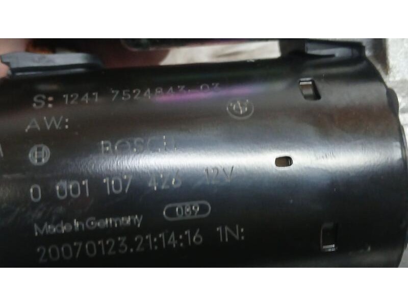 Recambio de motor arranque para bmw z4 roadster (e85) 2.0 i referencia OEM IAM 7524843 BOSCH 0001107426