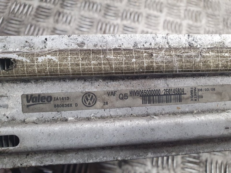 Recambio de intercooler para volkswagen crafter caja cerrada caja cerrada 35 referencia OEM IAM 9065000000 880636X VALEO