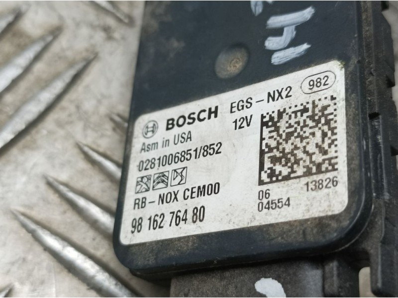 Recambio de sonda lambda para peugeot rifter acristalada referencia OEM IAM 9816276480 0281006851852 BOSCH