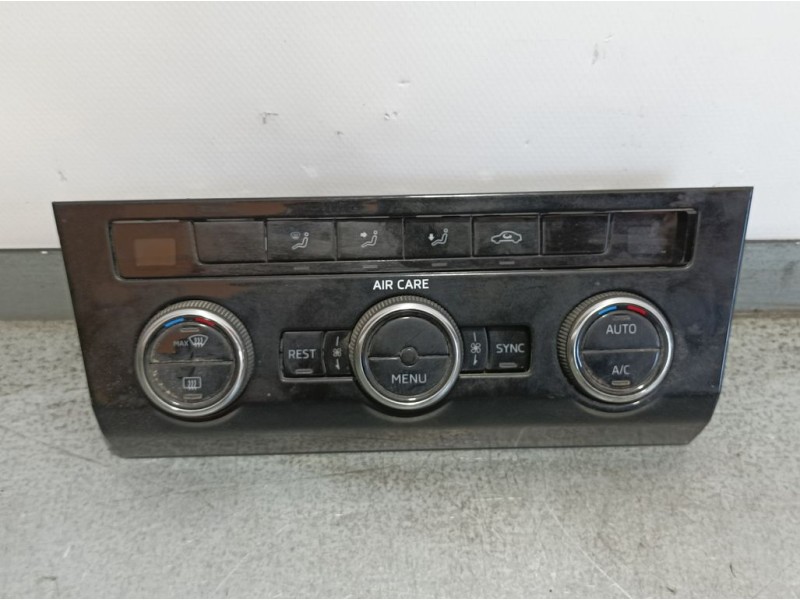 Recambio de mando climatizador para skoda superb (3v3) active referencia OEM IAM 3V0907044CR 901560470021 KLIMABETAETIGUNG