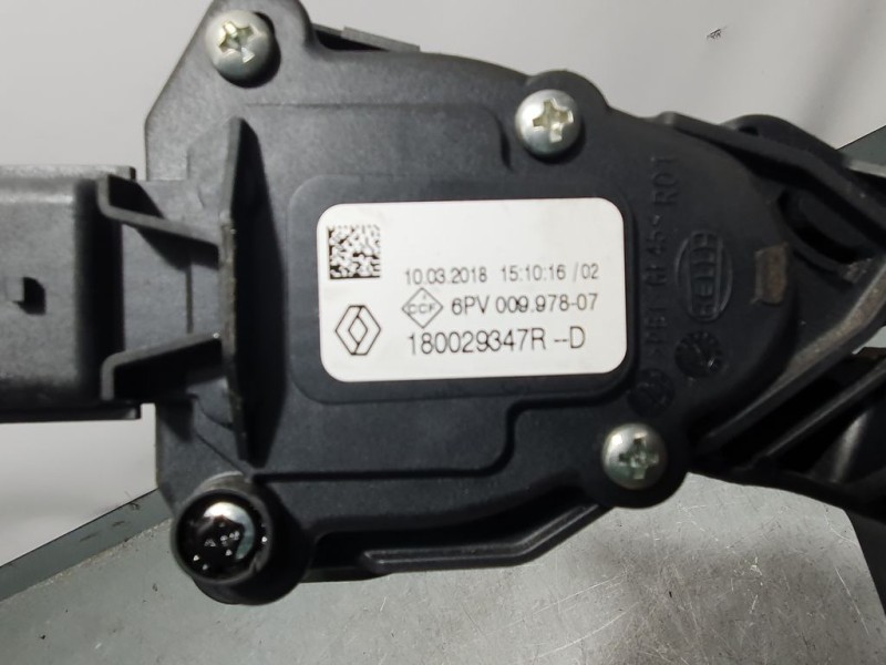 Recambio de potenciometro pedal para renault clio iv limited referencia OEM IAM 1800296347R 6PV00997807 HELLA