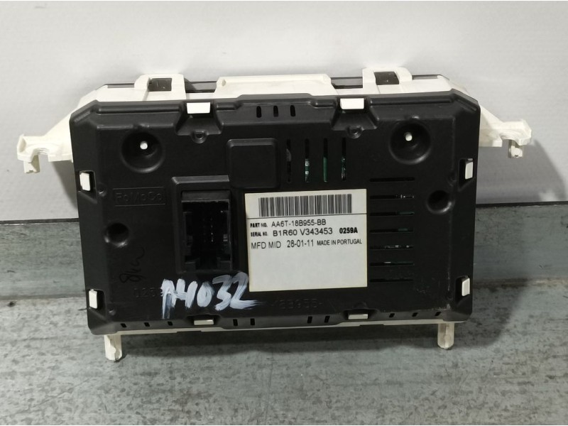 Recambio de pantalla multifuncion para ford fiesta (cb1) ghia referencia OEM IAM AA6T18B955BB  