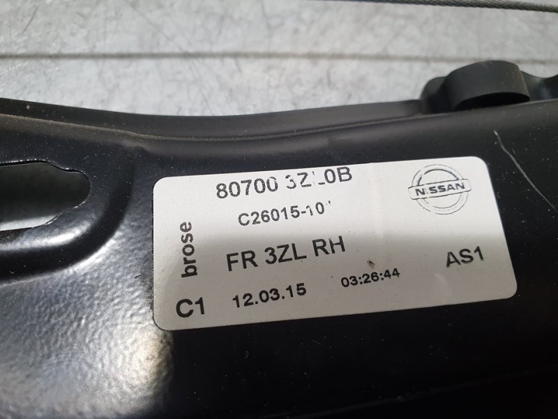 Recambio de elevalunas delantero derecho para nissan pulsar (c13) acenta referencia OEM IAM 807003ZL0B C2601510 BROSE ELECTRICO 