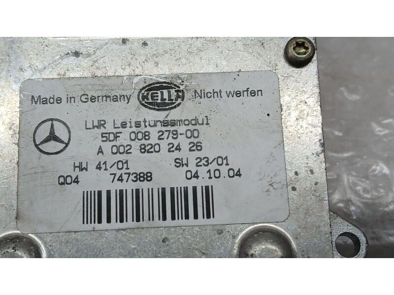 Recambio de centralita faros xenon para mercedes-benz clase slk (w171) roadster slk 200 kompressor referencia OEM IAM A002820242