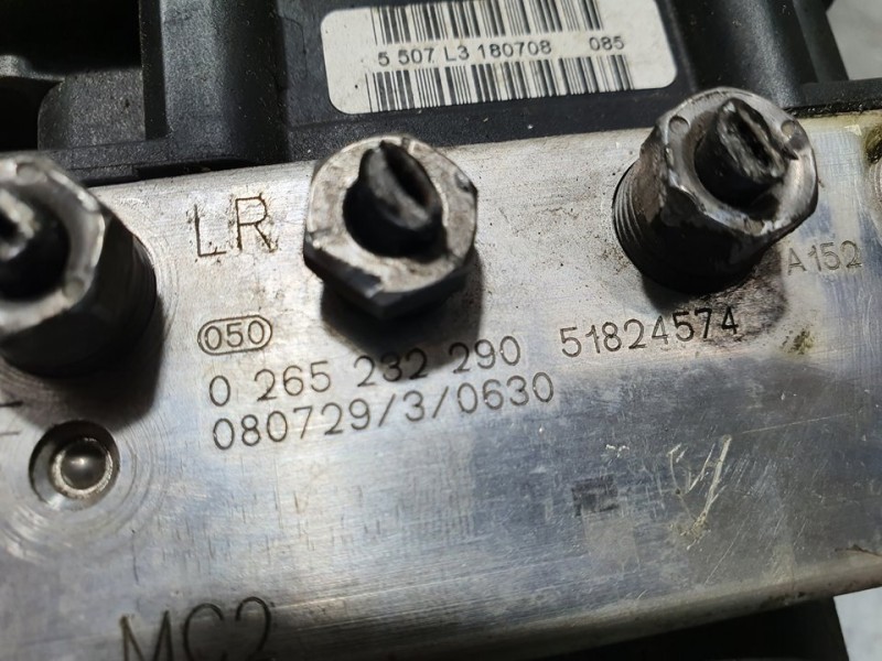 Recambio de abs para fiat nuova 500 (150) pop referencia OEM IAM 51824574 0265232290 BOSCH
