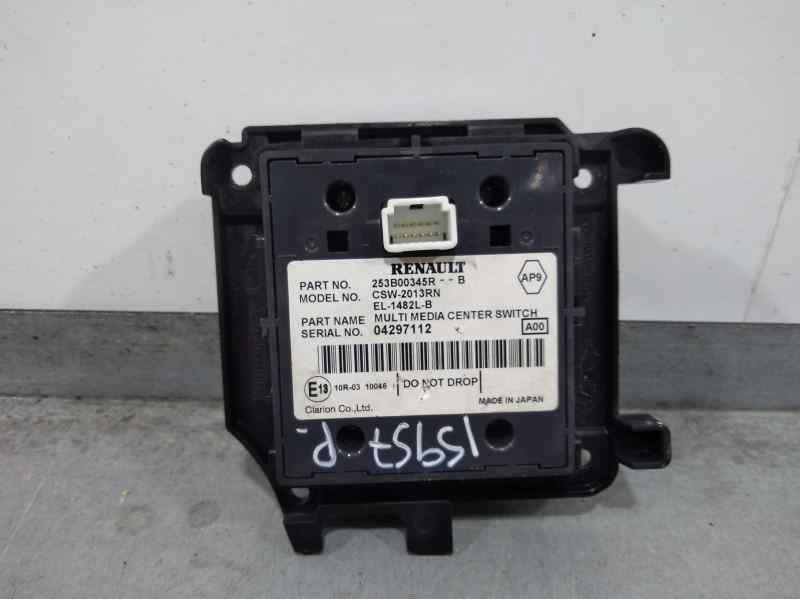 Recambio de mando multifuncion para renault megane iii coupe dinamique referencia OEM IAM 253B00345R  CONTROL GPS