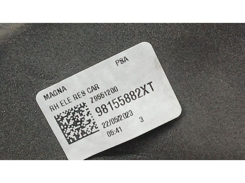 Recambio de retrovisor derecho para toyota proace furgoneta (mdz_) 1.5 d4d (mdz8) referencia OEM IAM 98155882XT ELECTRICO ROZADO