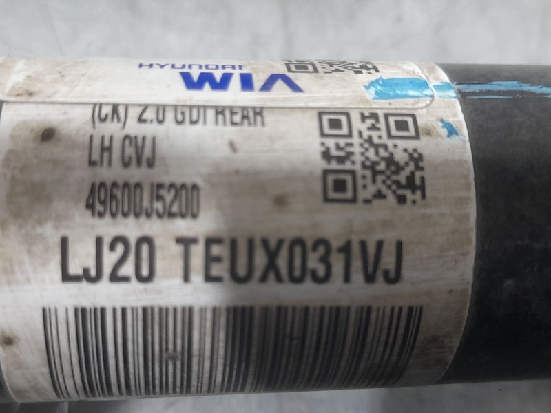 Recambio de transmision trasera izquierda para kia stinger (ck) gt-line 2wd referencia OEM IAM 49600J5200 LJ20TEUX031VJ 