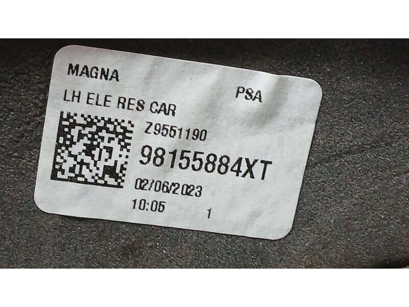 Recambio de retrovisor izquierdo para toyota proace furgoneta (mdz_) 1.5 d4d (mdz8) referencia OEM IAM 98155884XT ELECTRICO 5 CA