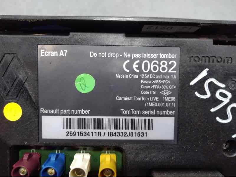 Recambio de sistema navegacion gps para renault megane iii coupe dinamique referencia OEM IAM 259153411R 259150931R 
