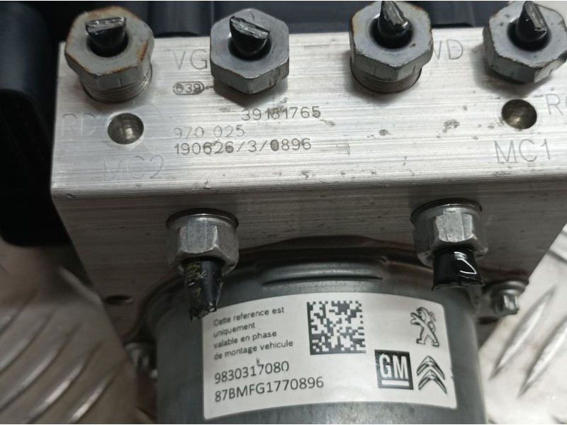 Recambio de abs para citroën c3 feel referencia OEM IAM 39181765 9970025 
