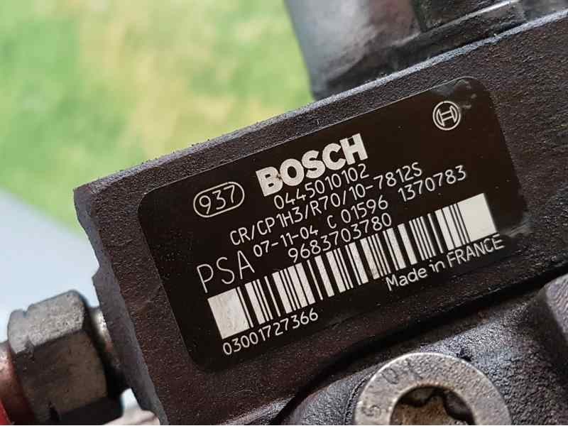 Recambio de bomba alta presion para peugeot 207 1.6 hdi cat (9hz / dv6ted4) referencia OEM IAM 9683703780 0445010102 BOSCH