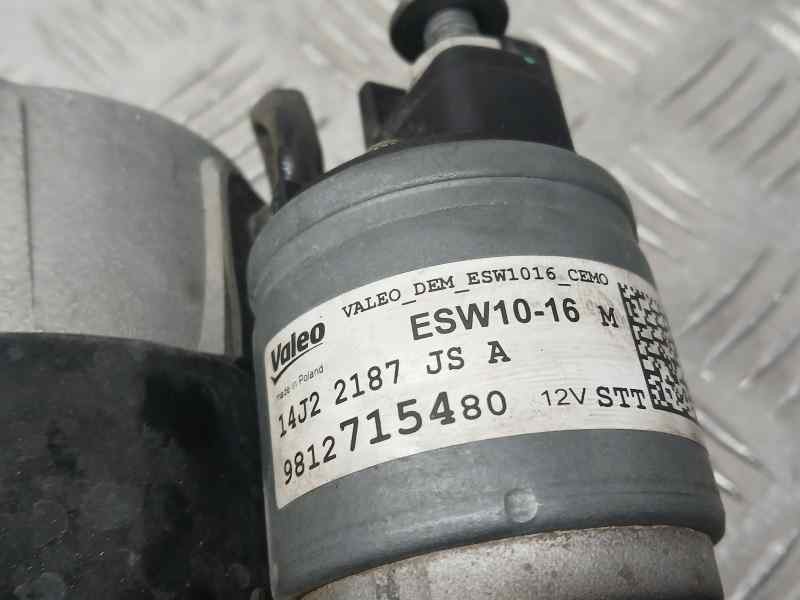 Recambio de motor arranque para peugeot 208 (p2) active pack referencia OEM IAM 9812715480 ESW1016 VALEO