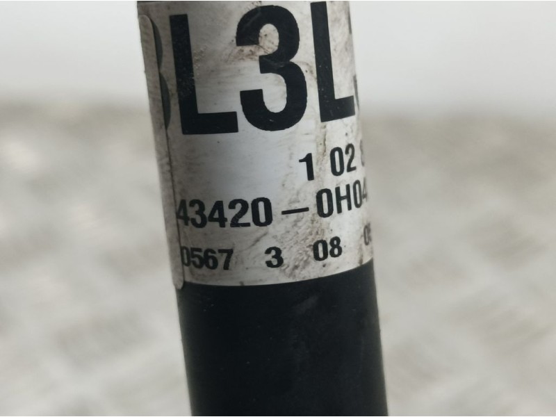 Recambio de transmision delantera izquierda para peugeot 108 top allure referencia OEM IAM 434200H040A  