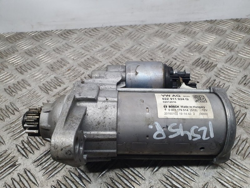 Recambio de motor arranque para seat leon (5f1) style referencia OEM IAM 02Z911024Q 0001179514 BOSCH