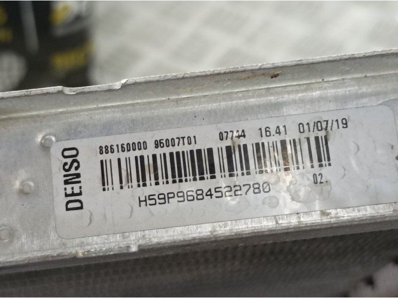 Recambio de radiador agua para citroën c3 feel referencia OEM IAM 9684522780 886160000 DENSO