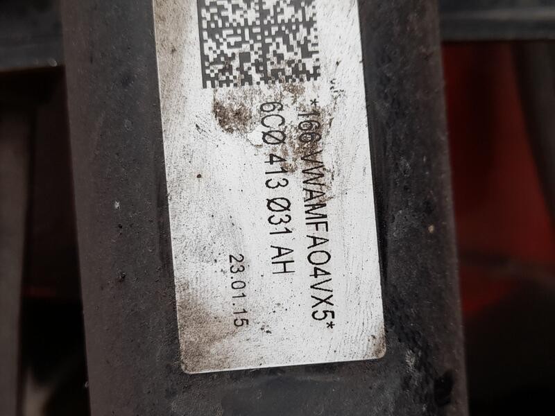 Recambio de amortiguador delantero izquierdo para volkswagen polo v (6r1, 6c1) 1.0 referencia OEM IAM 6C0413031AH  