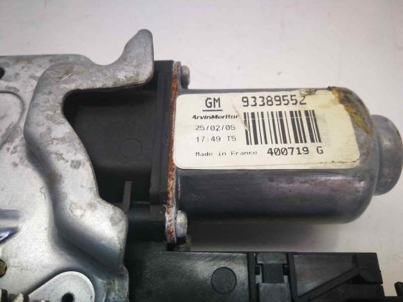 Recambio de elevalunas delantero derecho para opel meriva 1.7 16v cdti cat referencia OEM IAM 93389552  6 PINS