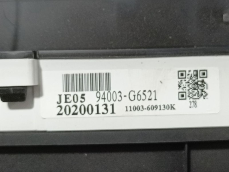 Recambio de cuadro instrumentos para kia picanto (ja) attract referencia OEM IAM 94003G6521 11003609130K 