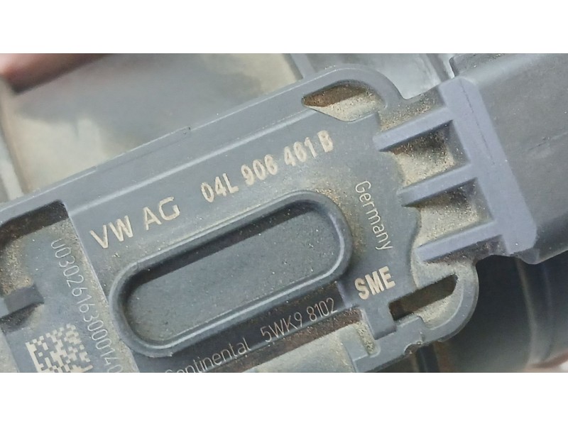 Recambio de caudalimetro para seat leon (5f1) 1.6 tdi referencia OEM IAM 04L906461B CONTINENTAL 5WK98102