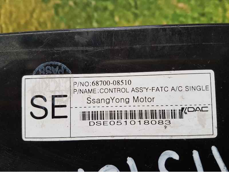 Recambio de mando climatizador para ssangyong rexton rx 270 full referencia OEM IAM 6870008510  
