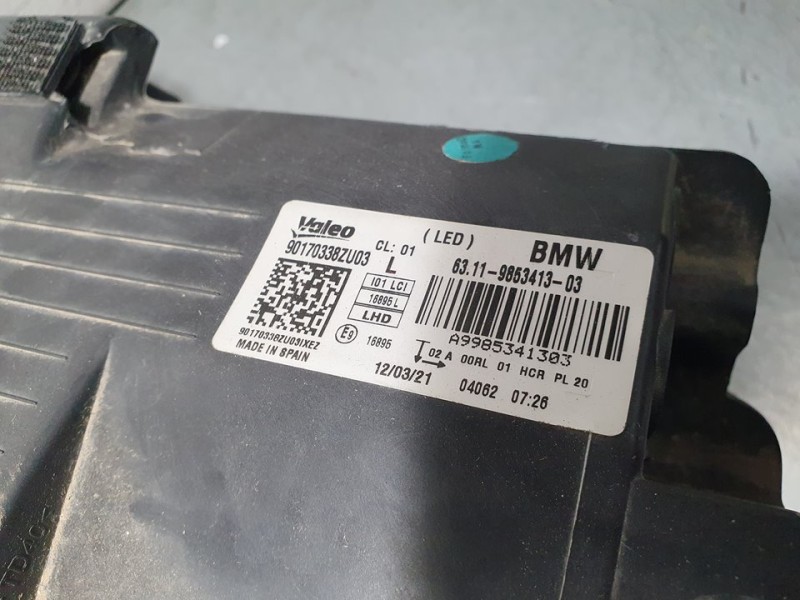 Recambio de faro izquierdo para bmw i3 (i01) i3 referencia OEM IAM 63117345009 90170338ZU03 VALEO LED