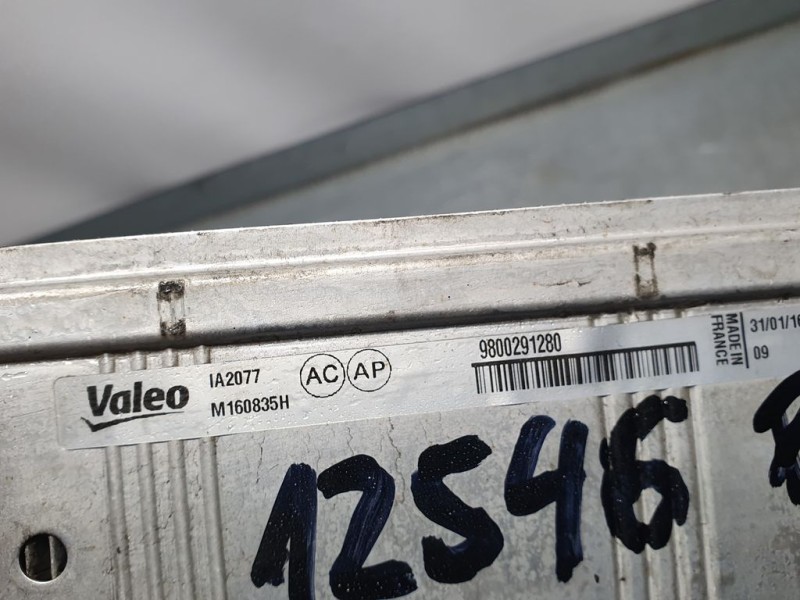 Recambio de intercooler para citroën c4 lim. feel referencia OEM IAM 9800291280 M160835H VALEO