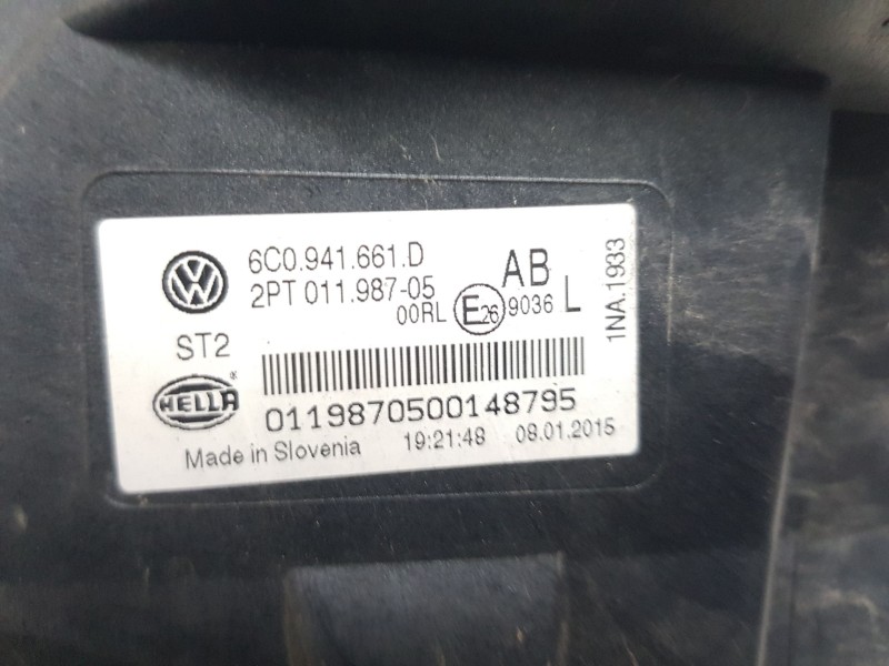 Recambio de faro antiniebla izquierdo para volkswagen polo v (6r1, 6c1) 1.0 referencia OEM IAM 6C0941661D 2PT01198705 