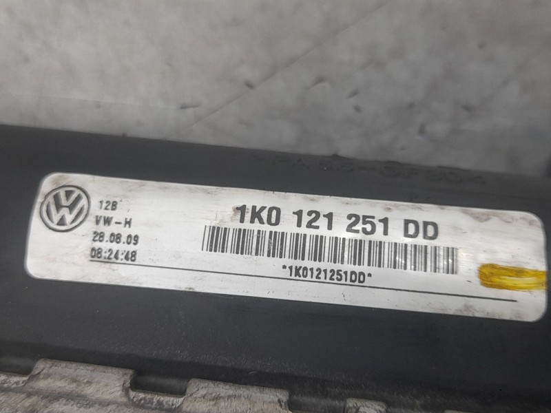 Recambio de radiador agua para volkswagen golf vi (5k1) 1.6 tdi referencia OEM IAM 1K0121251DD  