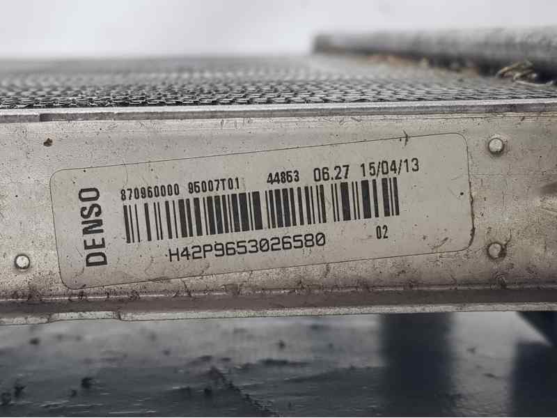 Recambio de radiador agua para peugeot 207 confort referencia OEM IAM 9653026580 95007T01 DENSO