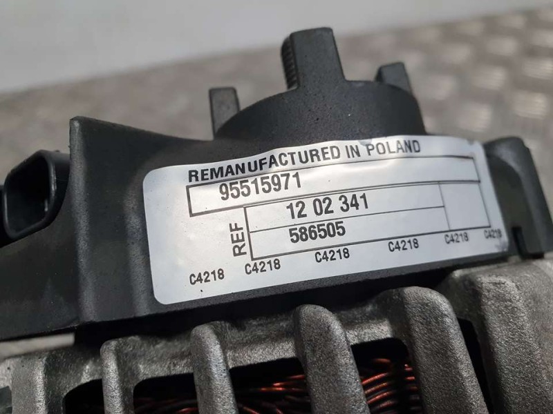 Recambio de alternador para opel corsa d selective referencia OEM IAM 95515971 586505 