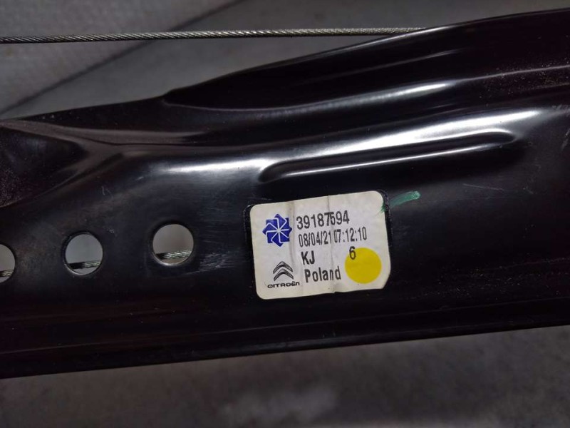Recambio de elevalunas trasero derecho para citroën c3 aircross bluehdi 110 s&s eat6 shine referencia OEM IAM 39187594 YQ0016848