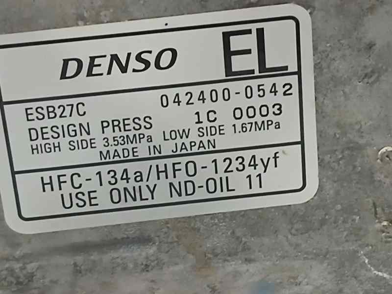 Recambio de compresor aire acondicionado para honda cr-v elegance hybrid 2wd referencia OEM IAM 0424000542 ESB27C DENSO ELECTRIC