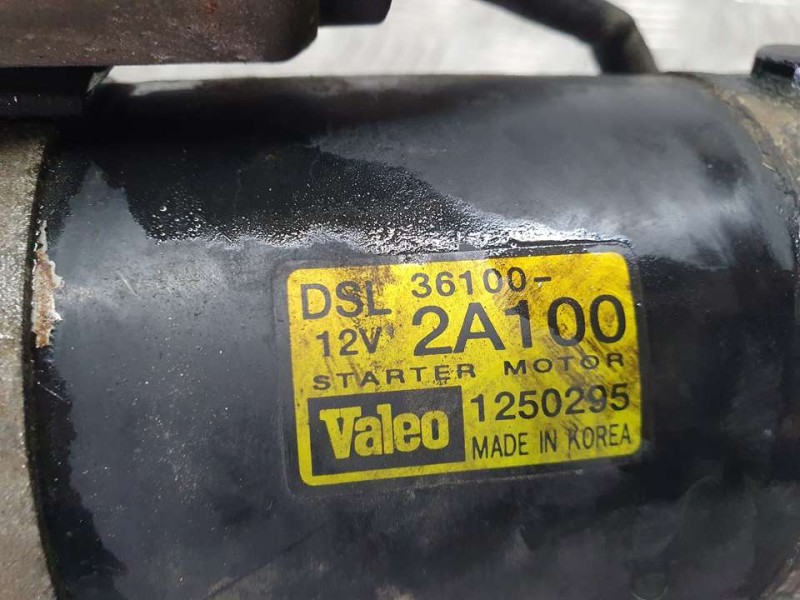 Recambio de motor arranque para kia rio 1.5 crdi emotion referencia OEM IAM 361002A100 1250295 VALEO