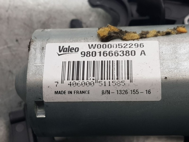 Recambio de motor limpia trasero para citroën c4 cactus business referencia OEM IAM 9801666380A 3 PINS VALEO