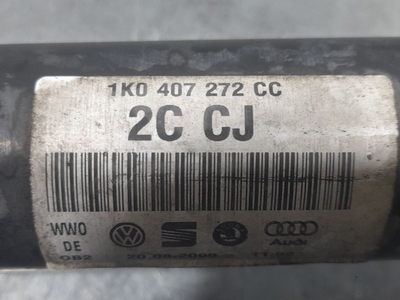 Recambio de transmision delantera derecha para volkswagen golf vi (5k1) 1.6 tdi referencia OEM IAM 1K0407272CC  