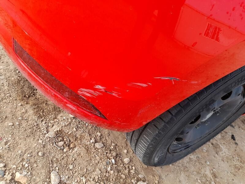 Recambio de paragolpes trasero para volkswagen polo v (6r1, 6c1) 1.0 referencia OEM IAM 6C6807421GRU ROZADO 