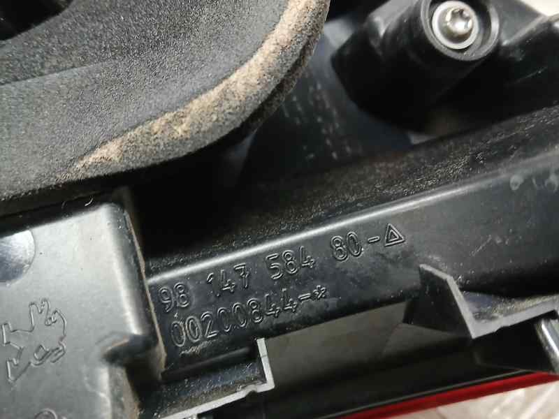 Recambio de piloto trasero izquierdo para peugeot 2008 (--.2013) style referencia OEM IAM 9814758480  INTERIOR FALTA EL PLASTICO