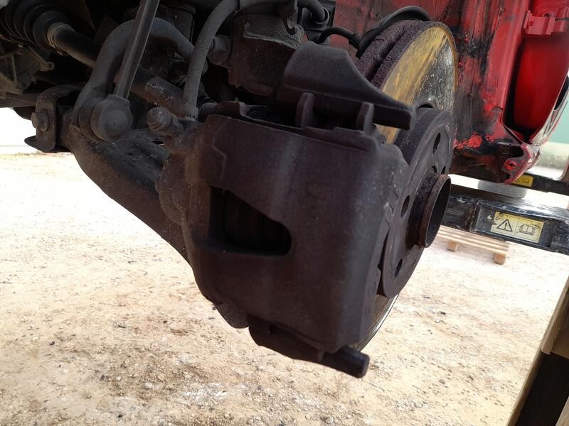 Recambio de pinza freno delantera izquierda para volkswagen polo v (6r1, 6c1) 1.0 referencia OEM IAM 1K0615123D  