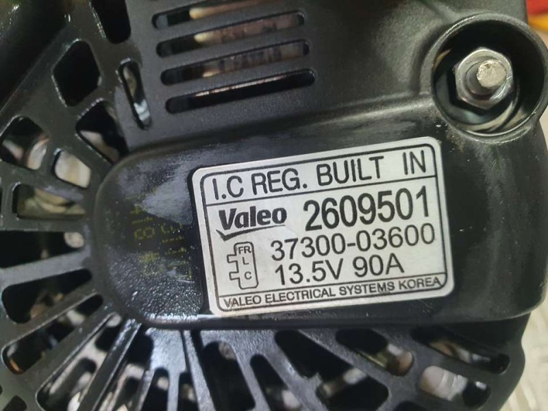 Recambio de alternador para hyundai i20 go! brasil referencia OEM IAM 3730003600 2609501 VALEO