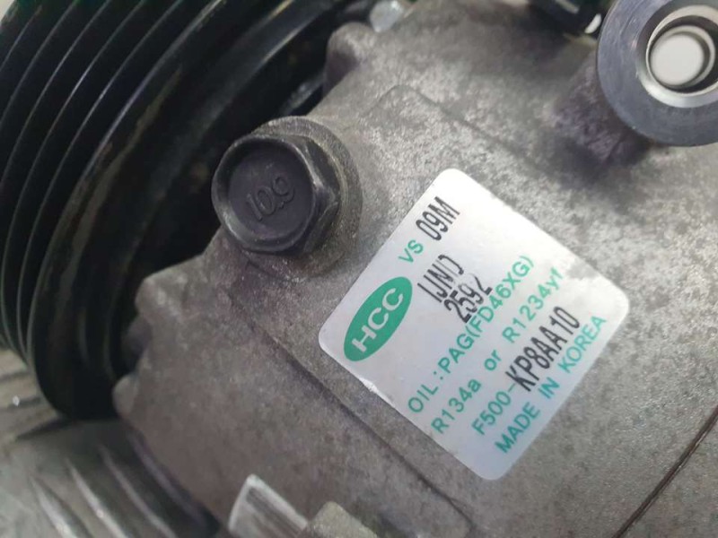 Recambio de compresor aire acondicionado para hyundai i20 go! brasil referencia OEM IAM F500KP8AA10  