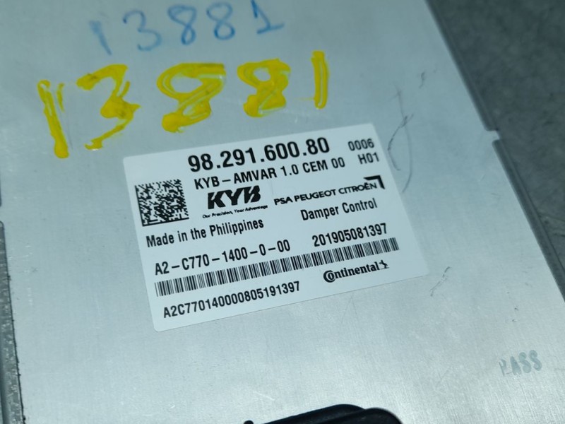 Recambio de modulo electronico para ds 7 crossback la premiere referencia OEM IAM 9829160080 A2C7701400000 CONTINENTAL