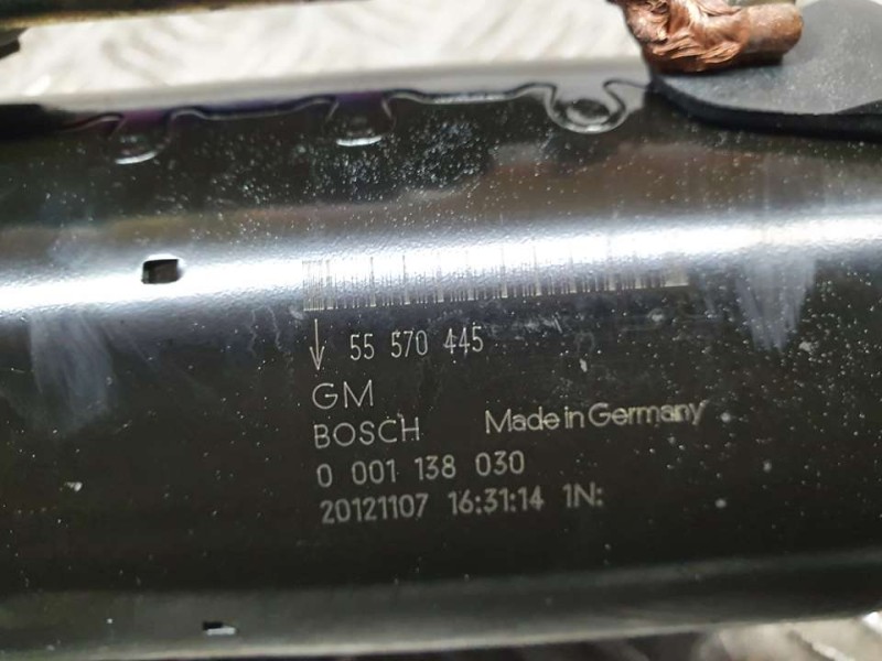 Recambio de motor arranque para opel corsa d selective referencia OEM IAM 55570445 0001138030 BOSCH