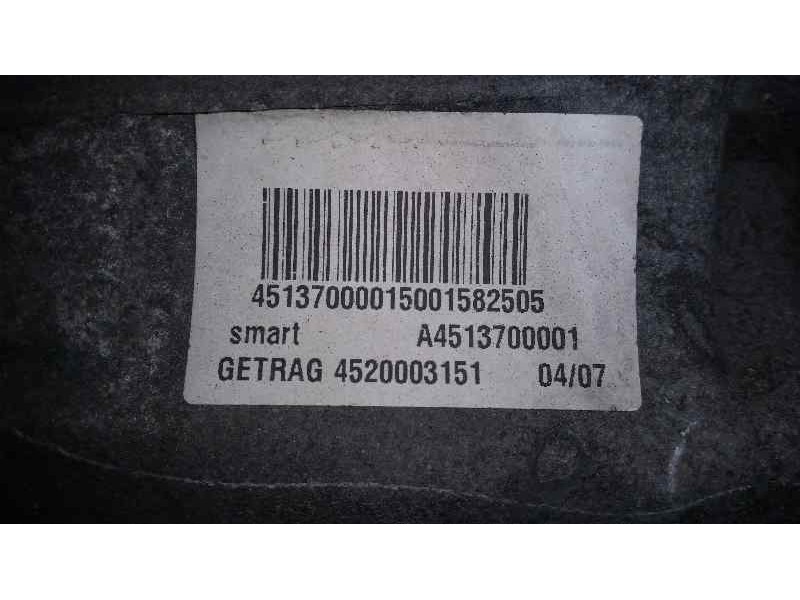Recambio de caja cambios para smart coupe fortwo coupe (52kw) referencia OEM IAM 717480 A4513700001 5VELOCIDADES