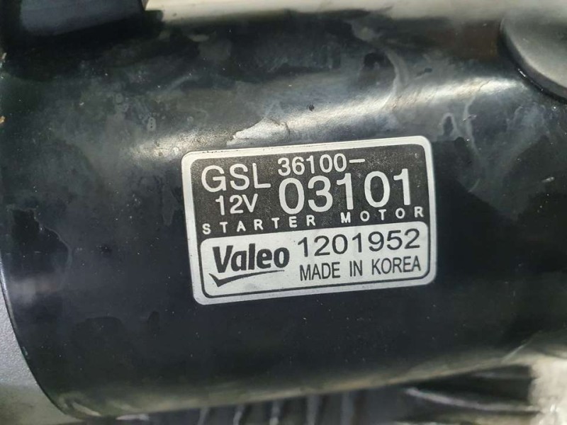 Recambio de motor arranque para hyundai i20 go! brasil referencia OEM IAM 3610003101 1201952 VALEO