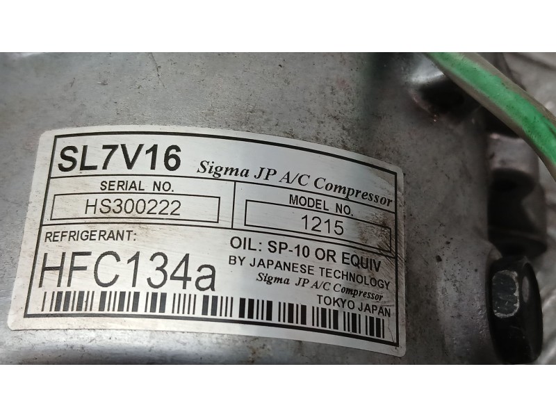 Recambio de compresor aire acondicionado para volkswagen golf iv (1j1) 1.9 tdi referencia OEM IAM HS300222 MODEL 1215 SL7V16