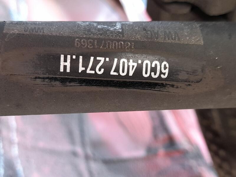 Recambio de transmision delantera izquierda para volkswagen polo v (6r1, 6c1) 1.0 referencia OEM IAM 6C0407271H  