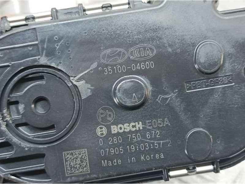 Recambio de caja mariposa para kia stonic (ybcuv) 1.0 tgdi cat referencia OEM IAM 3510004600 0280750672 BOSCH