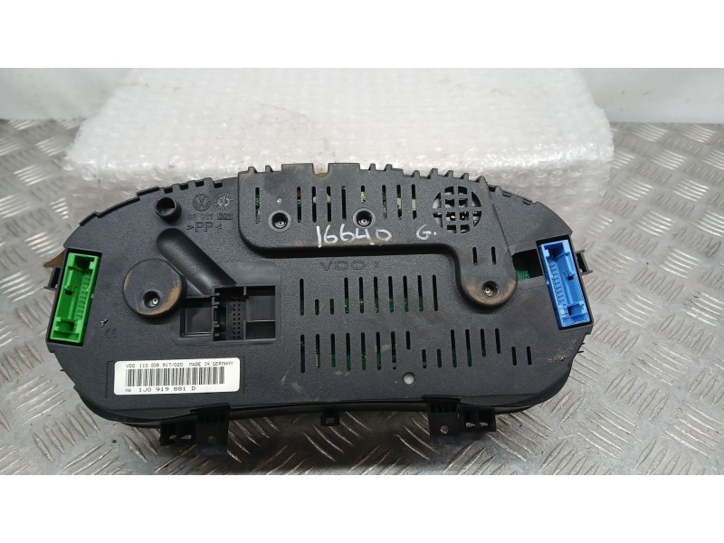 Recambio de cuadro instrumentos para volkswagen golf iv (1j1) 1.9 tdi referencia OEM IAM 1J0919881D VDO 110008917020